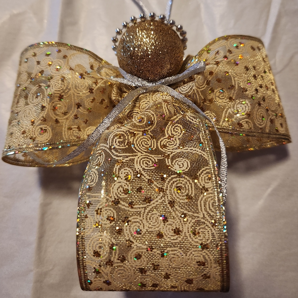 Handmade Ribbon Angel - Picture 2 of 3